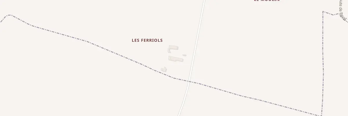 Plan du 5048 Les Ferreols à Poudis