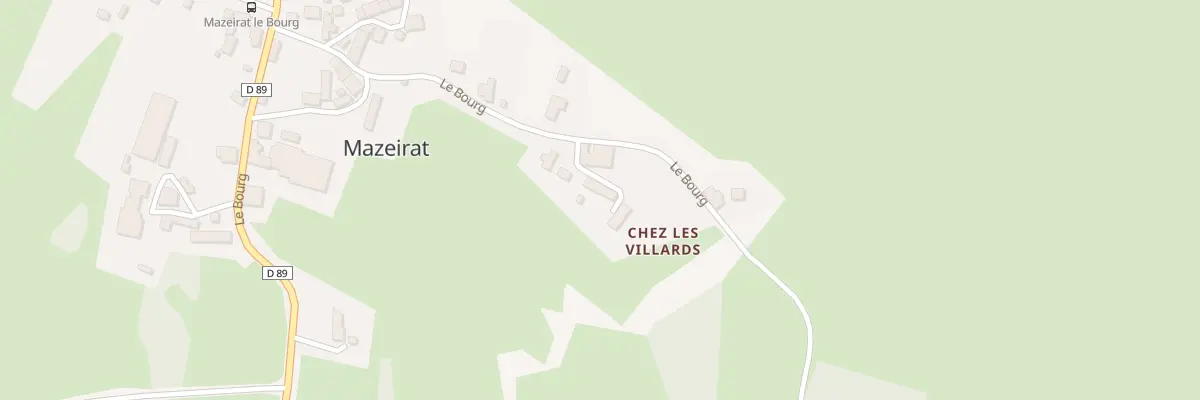 Plan du 5032 Chez les Villards à Mazeirat