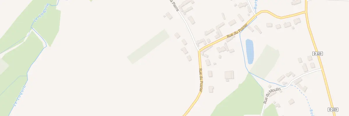 Plan du 1 Rue de la Pierre à Audrehem