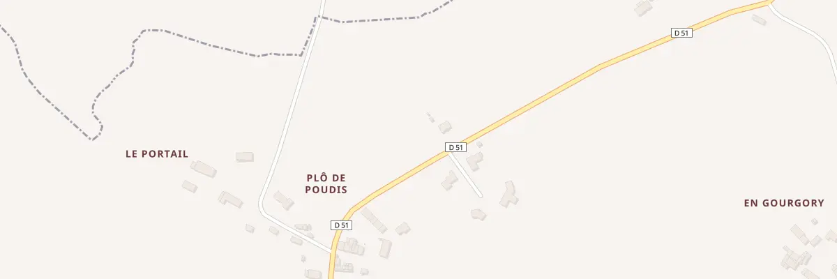 Plan du 5127 Les Gourgues à Poudis