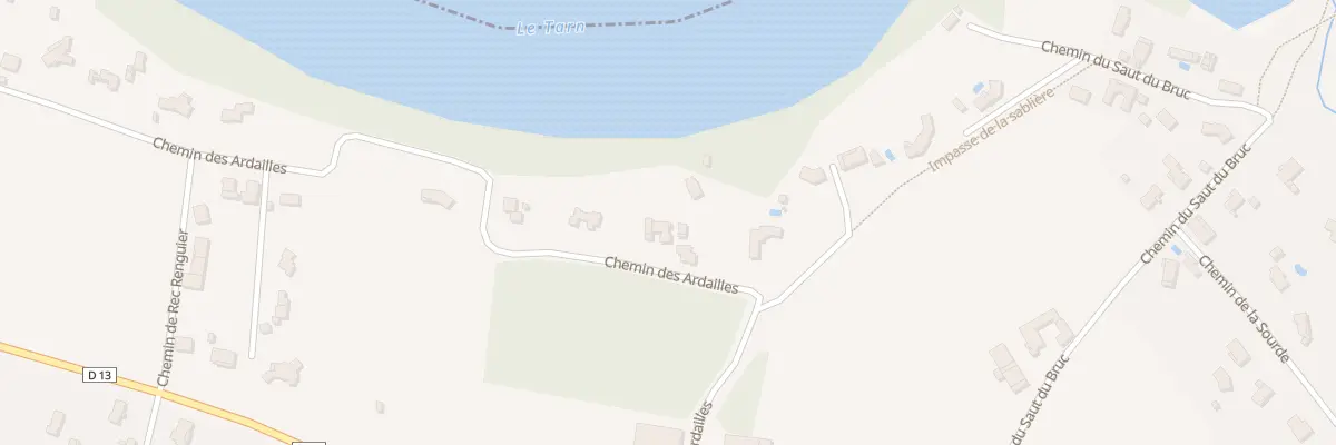 Plan du 30 Che des Ardailles à Lagrave