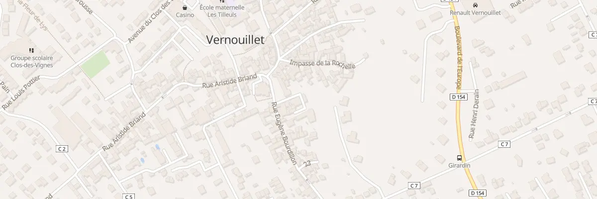 Plan du 2 Imp de la Salle à Vernouillet