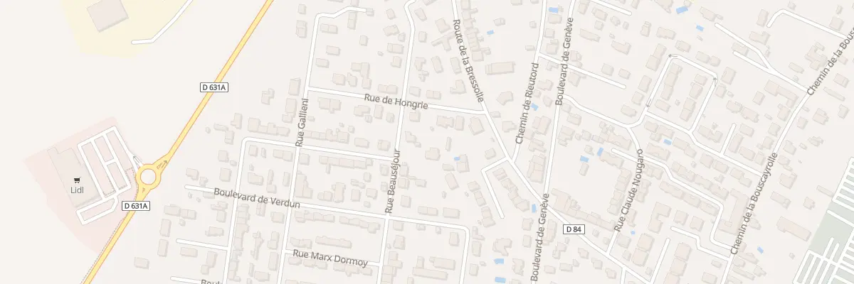 Plan du 40 Rue Beauséjour à Graulhet