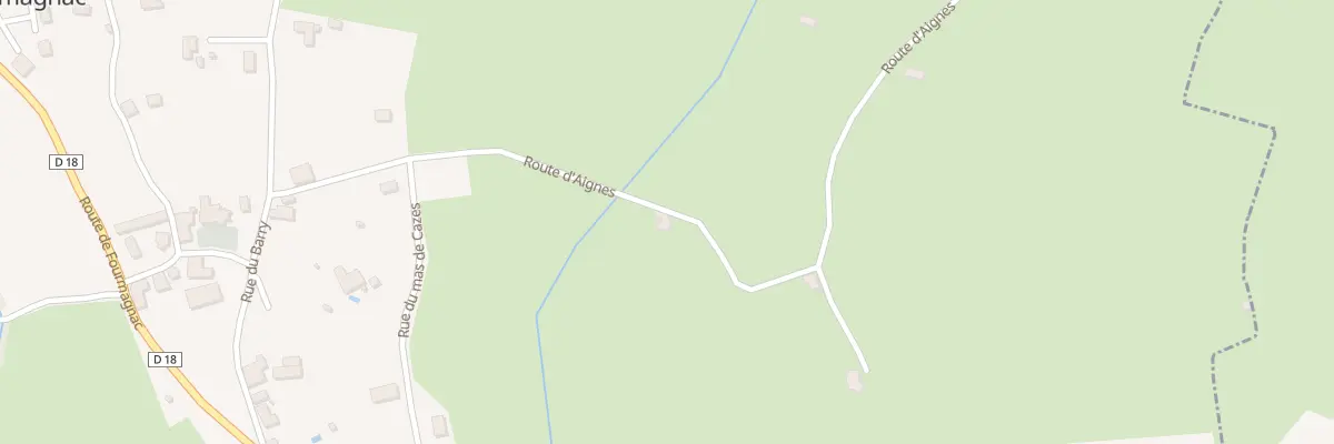 Plan du 5049A Mas de Cazes à Fourmagnac