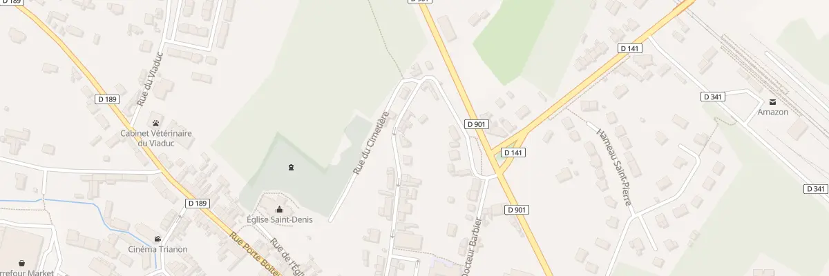 Plan du 36 Rue Ferdinand Beaumont à Poix-de-Picardie