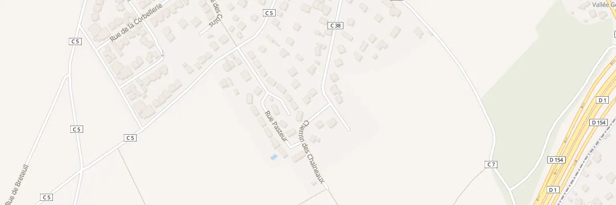 Plan du 4 Sen des Chaineaux à Vernouillet