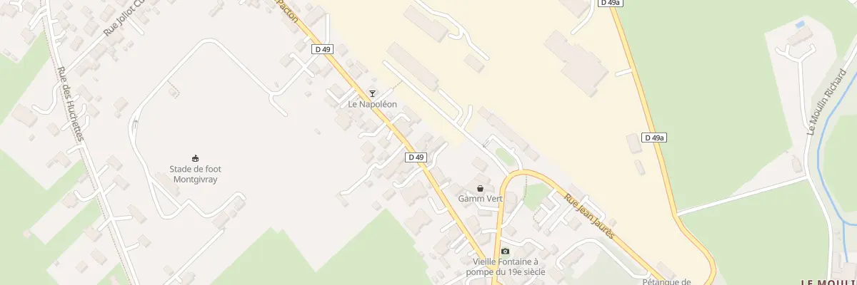 Plan du 44 Rue Jean Pacton à Montgivray