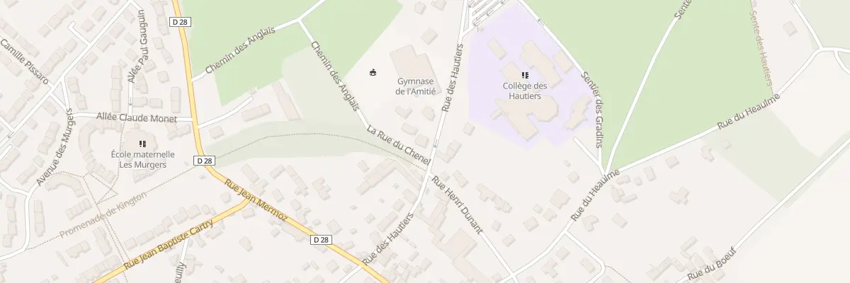 Plan du 7 Rue des Hautiers à Marines