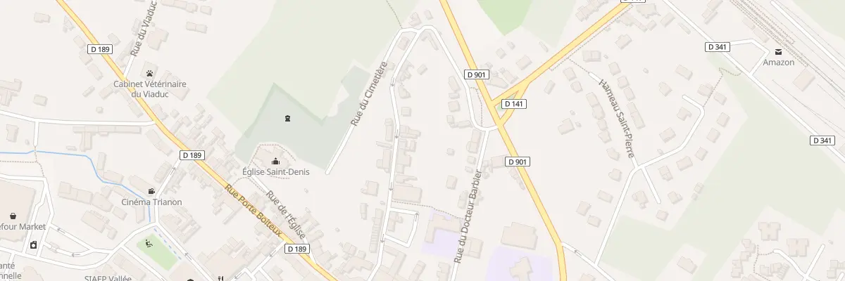 Plan du 28 Rue Ferdinand Beaumont à Poix-de-Picardie
