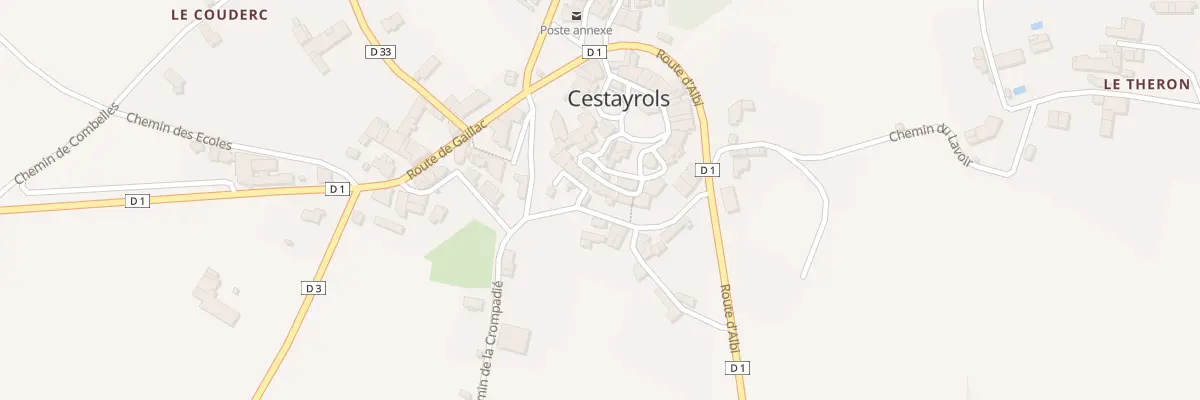 Plan du 5 Rue du Château à Cestayrols