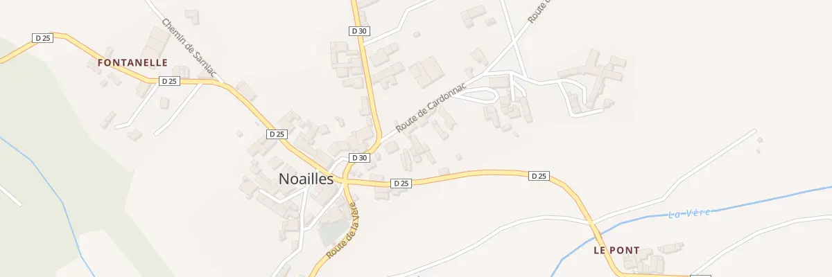 Plan du 48 Rte de Cardonnac à Noailles