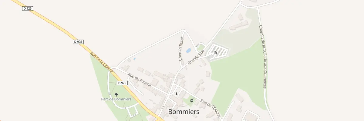Plan du 19 Rue Grande à Bommiers