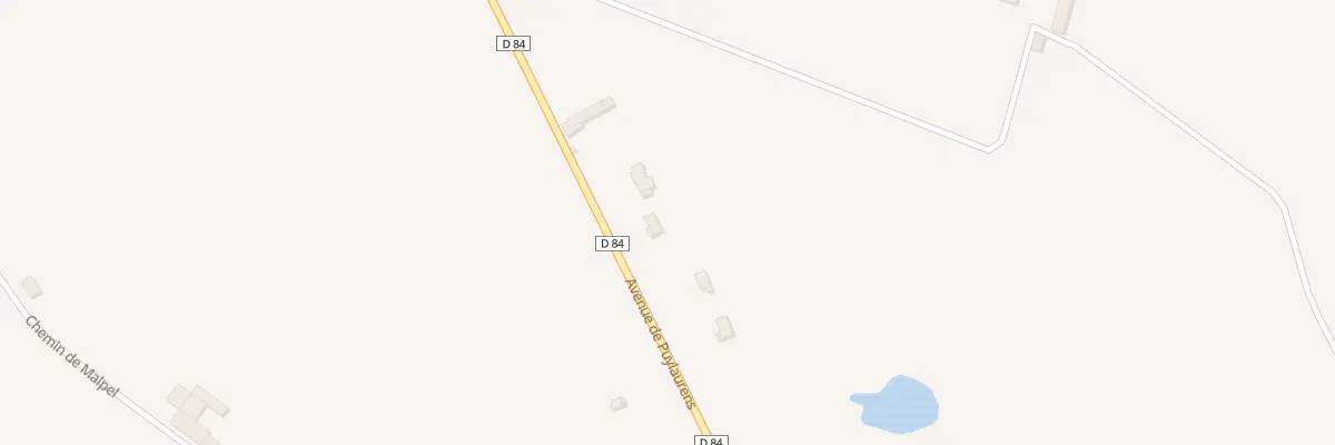 Plan du 901 Rte de Puylaurens à Saint-Paul-Cap-de-Joux
