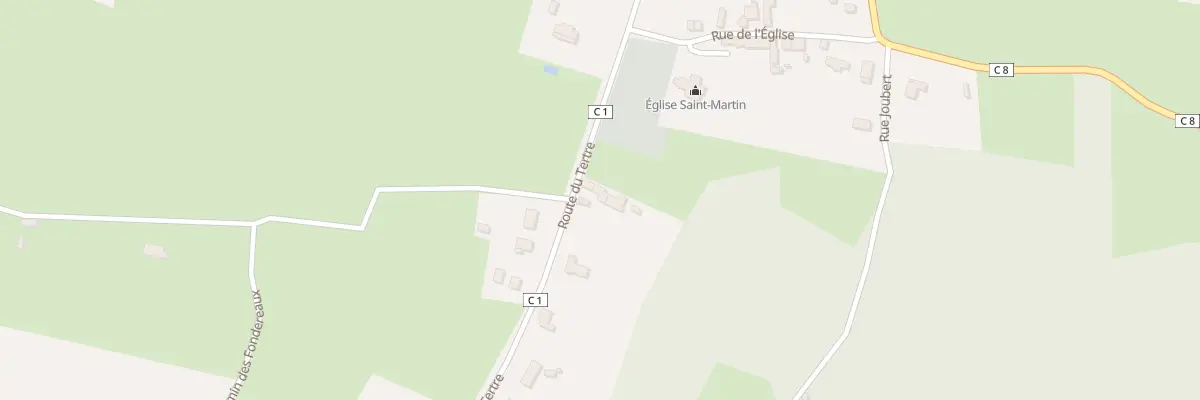 Plan du 621 Rte du Tertre à Méry-sur-Cher