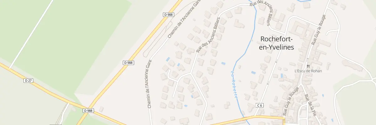Plan du 32 Rue des Anciens Béliers à Rochefort-en-Yvelines