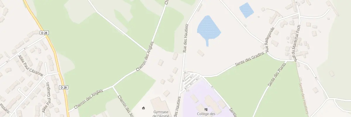 Plan du 21 Rue des Hautiers à Marines