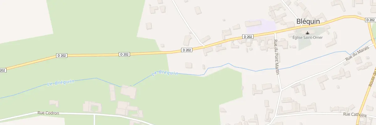 Plan du 21 Rte de Desvres à Bléquin