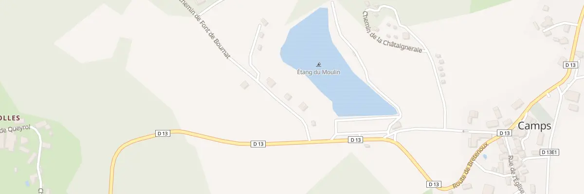 Plan du 6 Che de Font de Bournat à Camps-Saint-Mathurin-Léobazel