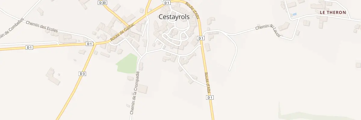 Plan du 2 Pl des Douves à Cestayrols