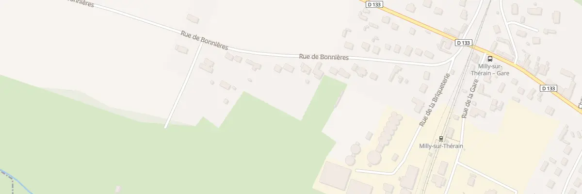 Plan du 15 Rue de Bonnières à Milly-sur-Thérain
