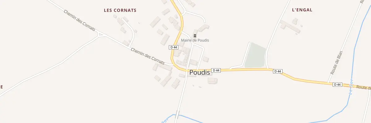 Plan du 5005 Poudis Village à Poudis
