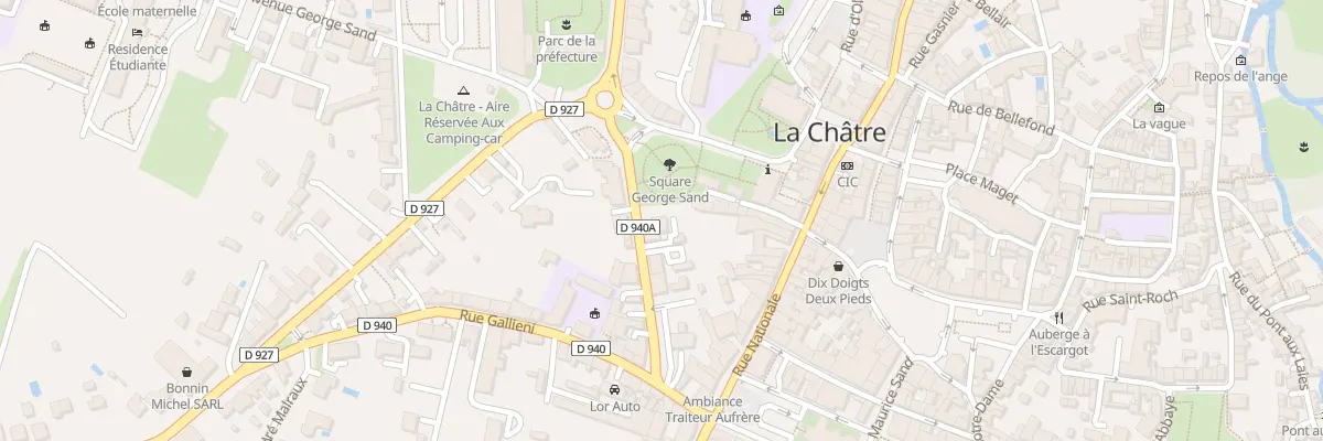 Plan du 1 Rue de Belgique à La Châtre