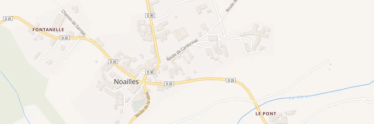 Plan du 54 Rte de Cardonnac à Noailles