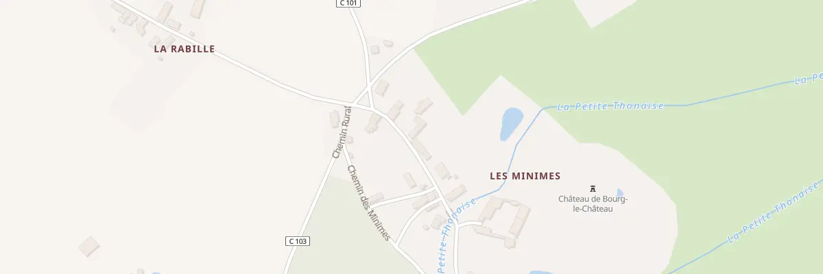 Plan du 5057 Les Minimes à Bommiers