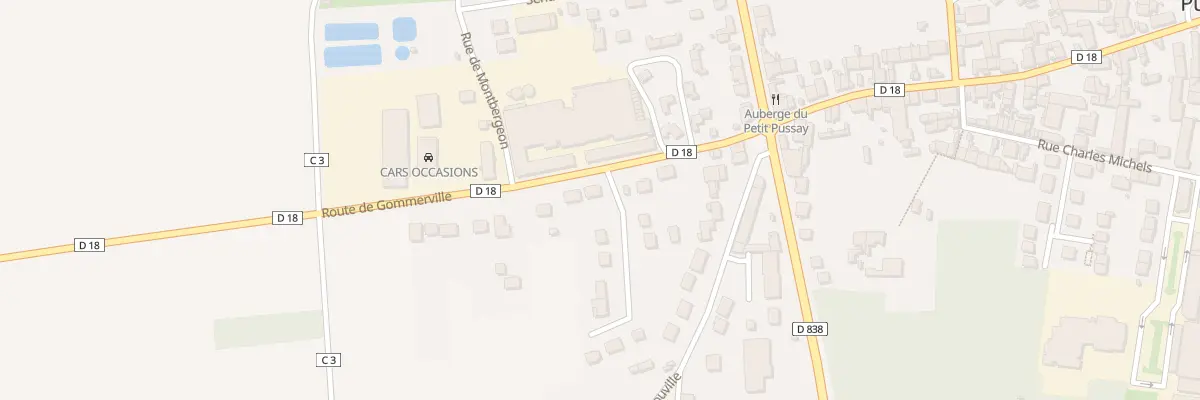 Plan du 5 Rte de Gommerville à Pussay