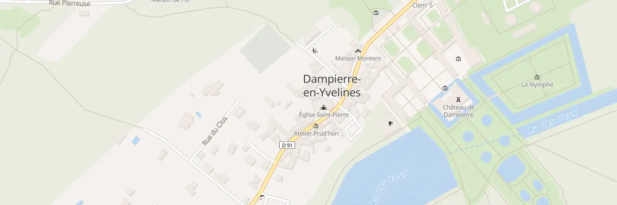 Plan du 8 Pl de l’Eglise à Dampierre-en-Yvelines