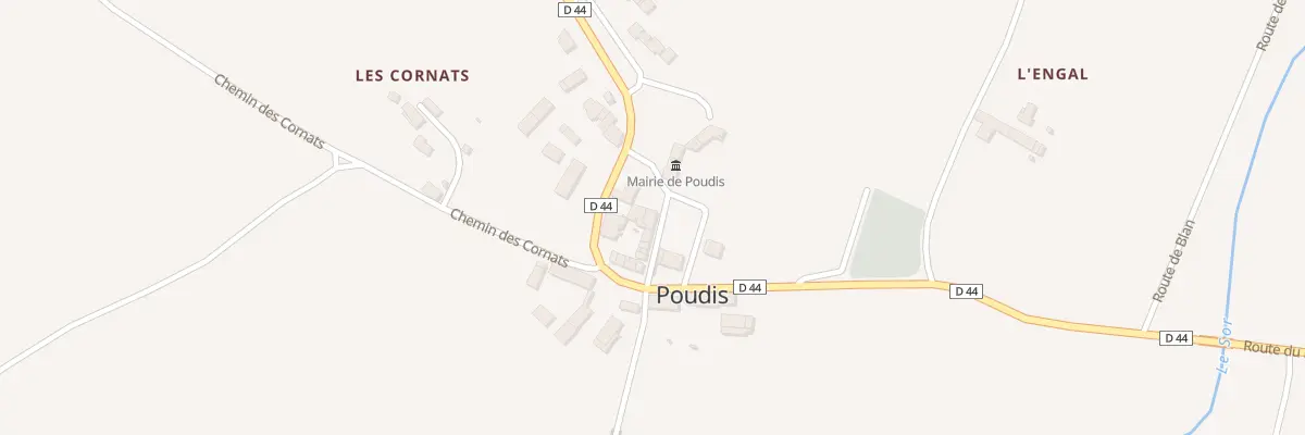 Plan du 5003 L’Eglise à Poudis