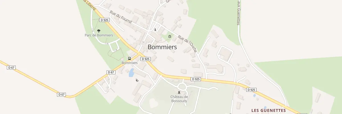 Plan du 5168 Le Bourg à Bommiers