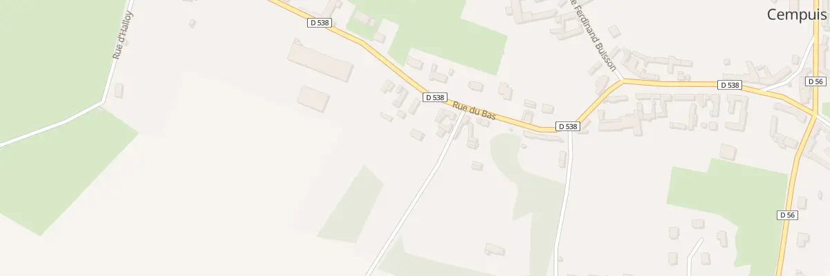 Plan du 10T Rue du Bas à Cempuis