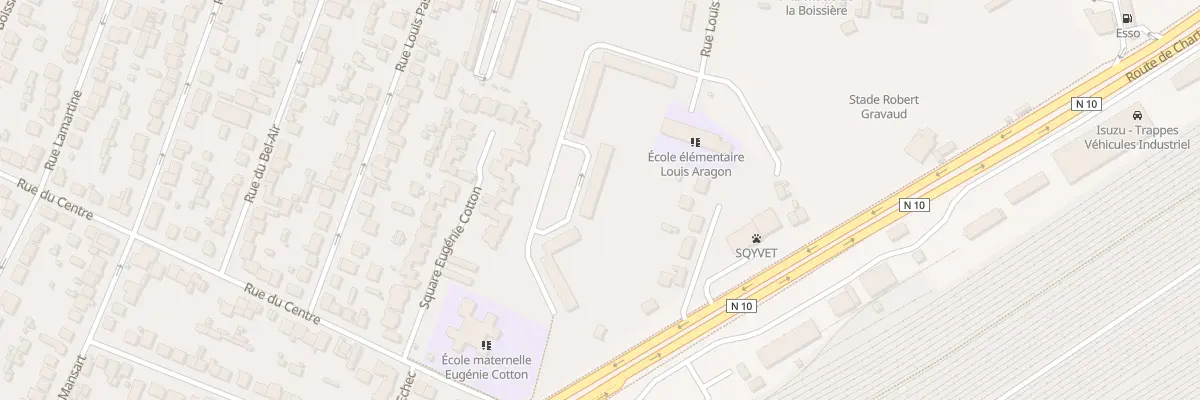 Plan du 9001A Cité La Garenne A Brefaut à Trappes