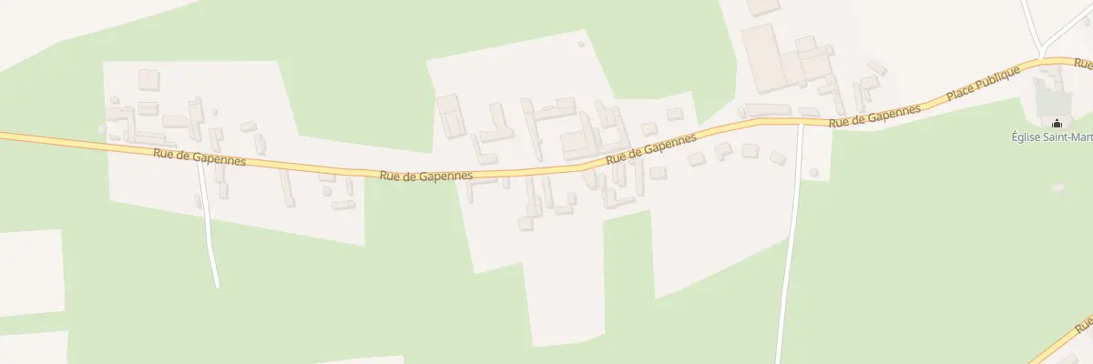 Plan du 9 Rue de Gapennes à Yvrencheux