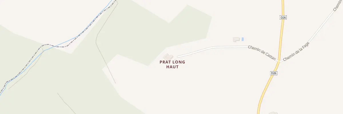 Plan du 5093 Prat Long Haut à Labessière-Candeil