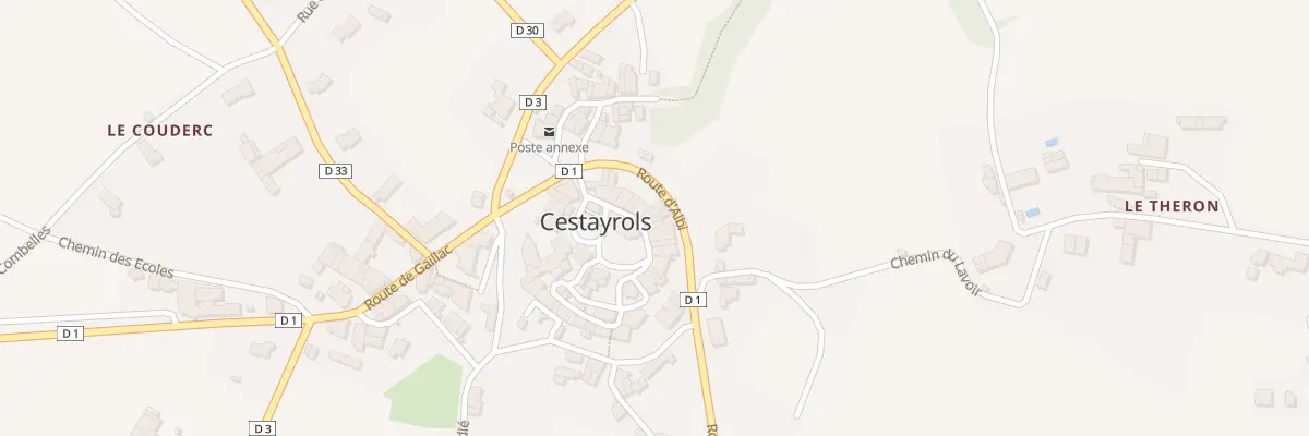 Plan du 7 Rue de l’Eglise à Cestayrols