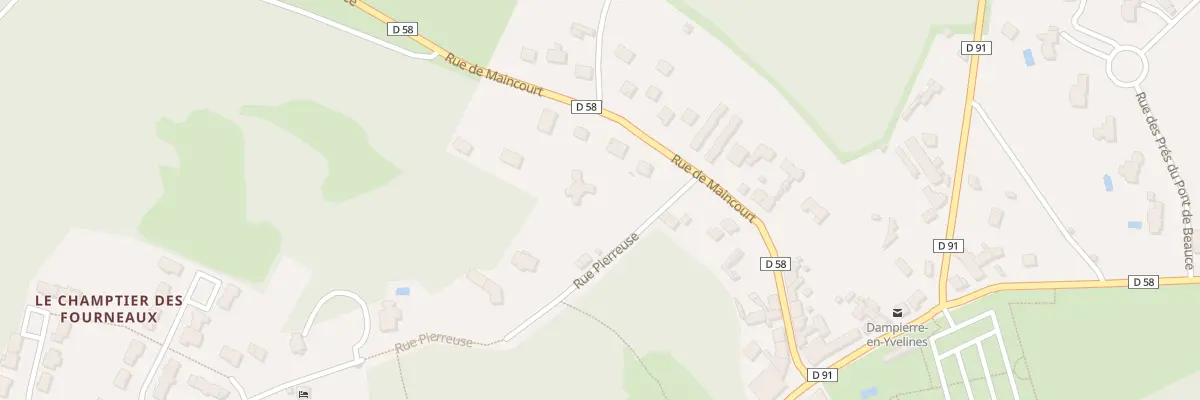 Plan du 3 Rue Pierreuse à Dampierre-en-Yvelines