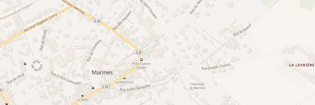 Plan du 6 Rue du Heaulme à Marines