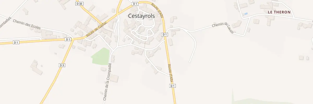 Plan du 10 Pl des Douves à Cestayrols