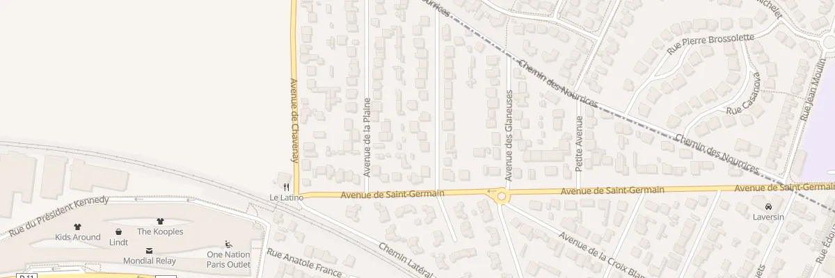 Plan du 3 Av du Bel-Air aux Clayes-sous-Bois