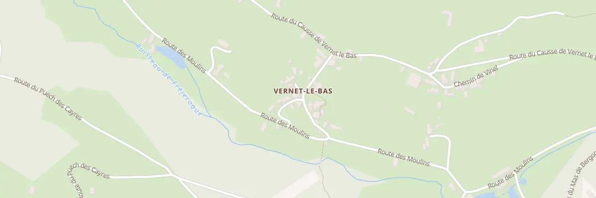Plan du 5095 Vernet Le Bas à Balaguier-d’Olt