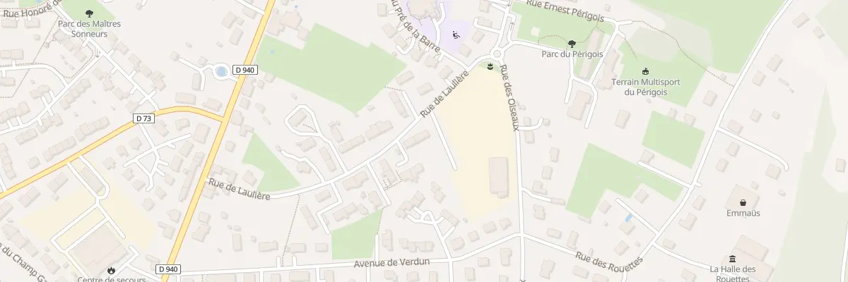 Plan du 5 Rue de Laulière à La Châtre