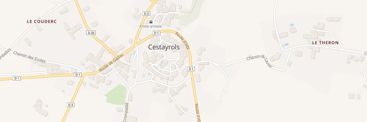 Plan du 15 Rue de l’Eglise à Cestayrols