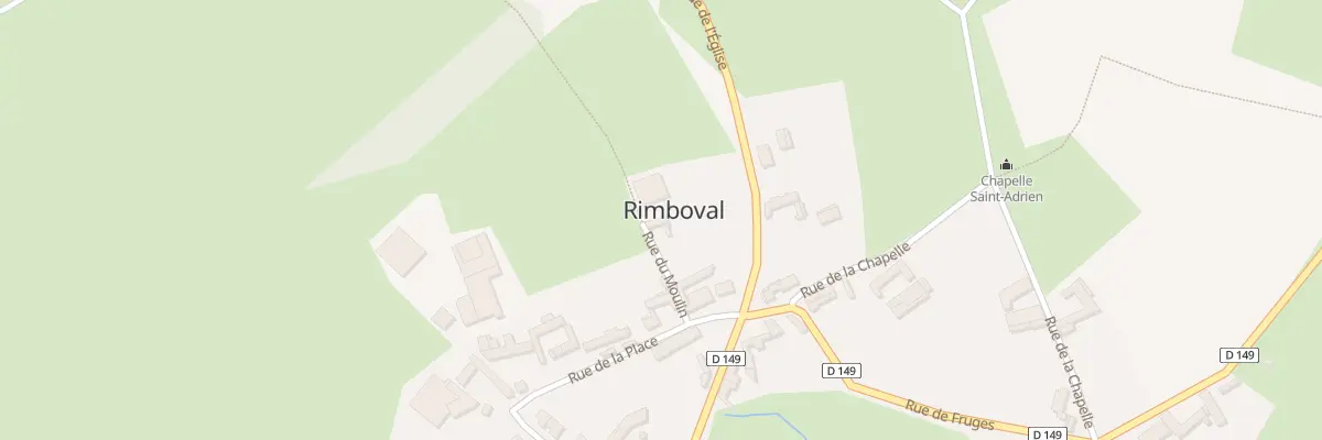 Plan du 3 Rue du Moulin à Rimboval