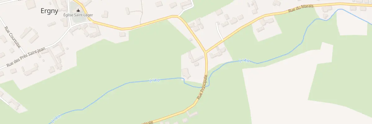 Plan du 29 Rue Principale à Ergny