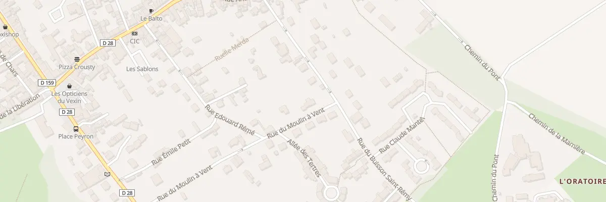 Plan du 15 Rue du Moulin à Vent à Marines