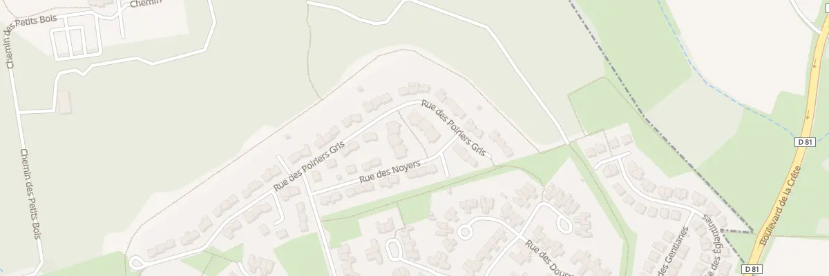 Plan du 5 Pl des Noyers à Menucourt