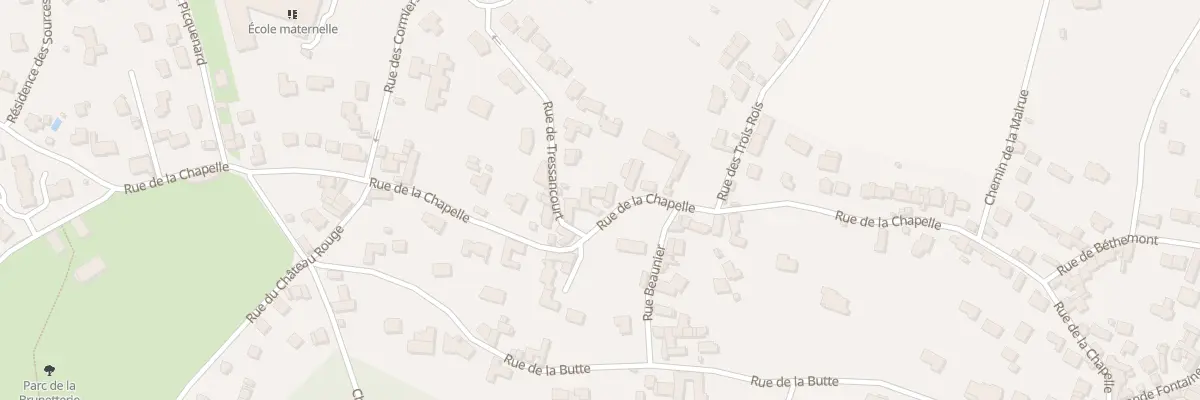 Plan du 707 Rue de la Chapelle à Orgeval
