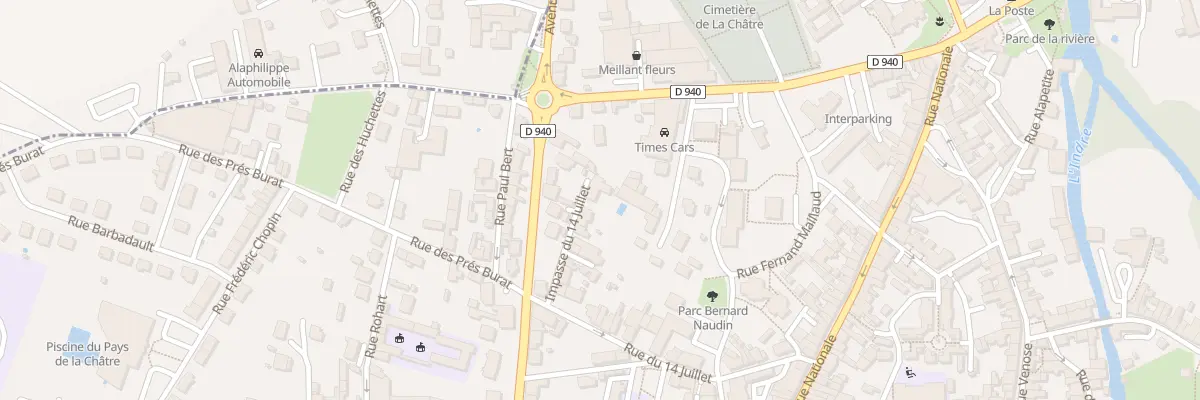 Plan du 20 Imp du 14 Juillet à La Châtre
